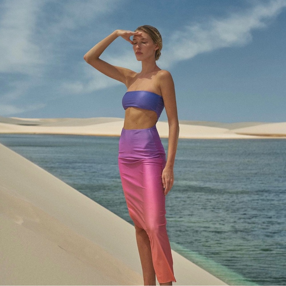 NWT Baobab Mambo Ombré dress in “Sunset”